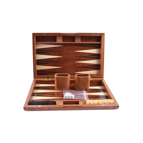 Amagogo Backgammon-Set, Schreibtischspielspielzeug in Reisegröße, Lernspielzeug, 2 Spieler für Erwachsene und Kinder, klassisches Backgammon-Spiel zum, Style B von Amagogo