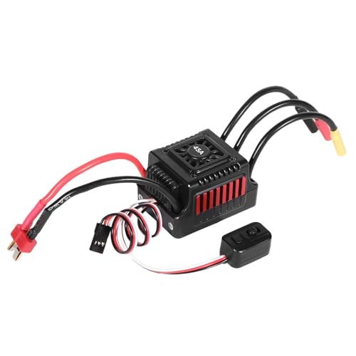 Amagogo Bürstenloser Motor Elektrischer Drehzahlregler 1/10 RC Auto ESC Änderungsteile Ersatz RC Zubehör für LKW Spielzeug, Style B von Amagogo