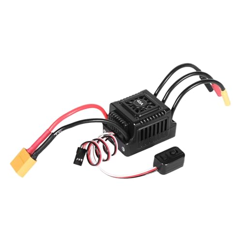 Amagogo Bürstenloser Motor Elektrischer Drehzahlregler 1/10 RC Auto ESC Änderungsteile Ersatz RC Zubehör für LKW Spielzeug, Style C von Amagogo