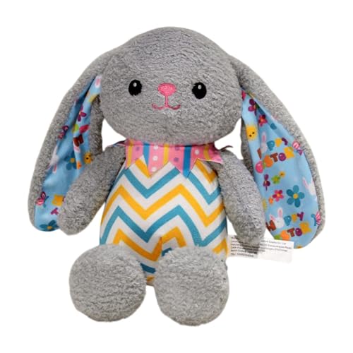 Amagogo Bunny Plüschpuppe Osterhase gefülltes Tier, entzückende realistische Ornament Puppe süßes Plüsch Kaninchen für Party Kleinkinder, Grau von Amagogo