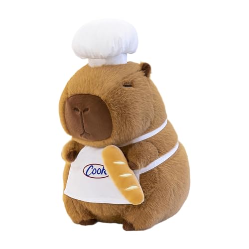 Amagogo Capybara Plüschpuppe Capybara gefülltes Tier Spielzeug weich, Kochset von Amagogo