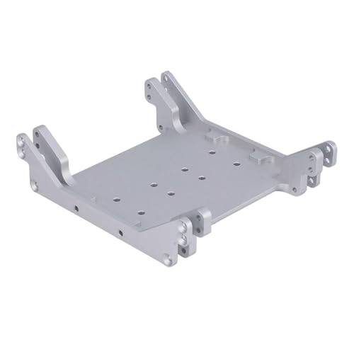 Amagogo Chassis-Unterfahrschutz, Getriebehalterung, Teile-Upgrades, Unterfahrschutz, Getriebeplatte für 1/10 RC Crawler Roll Cage Getriebe, Silbrig von Amagogo