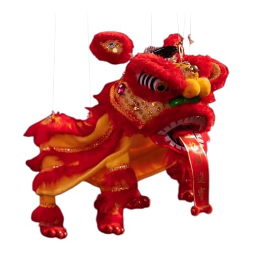 Amagogo Chinesische Marionette Spielzeug, Schnur Tanzpuppe, tragbar, handgefertigt, chinesische Neujahrsdekoration, chinesisches Neujahrsgeschenk von Amagogo