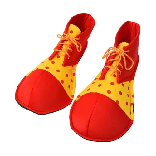 Amagogo Clown-Schuhe Kostüm Schuhe, Lustige Weihnachts-Party-Dekorationen, Originelles Geschenk, Urlaubs-Kostüm-Zubehör von Amagogo