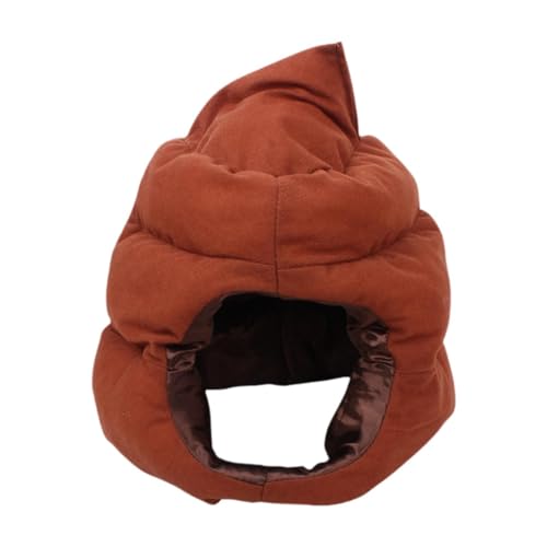 Amagogo Cosplay Poop Hut Cartoon Einzigartiger Poop Shaped Hut für Urlaub Leistung Geburtstag von Amagogo