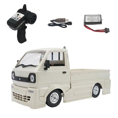 Amagogo D12 RC Pickup Truck, ferngesteuertes Auto im Maßstab 1/10 mit Scheinwerfern, Truck, RC Truck für Jungen, Kinder und Erwachsene ab 12 von Amagogo