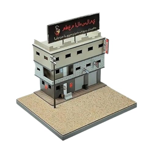 Amagogo DIY 1/64 Hausmodell Demontage Ornament Miniatur Gebäude Modell Landschaftszubehör für Sand Tisch Zubehör Szenendekoration von Amagogo