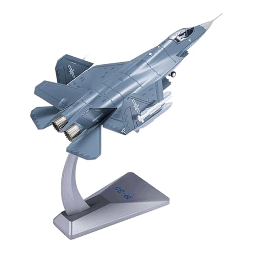 Amagogo Diecast J35 Kampfflugzeug, Kinderspielzeug, Souvenir, Simulationsflugzeug, Spielzeugflugzeug für Zuhause, Bücherregal, Schlafzimmer, Büro, Wohnzimmer, 27x19x22cm von Amagogo