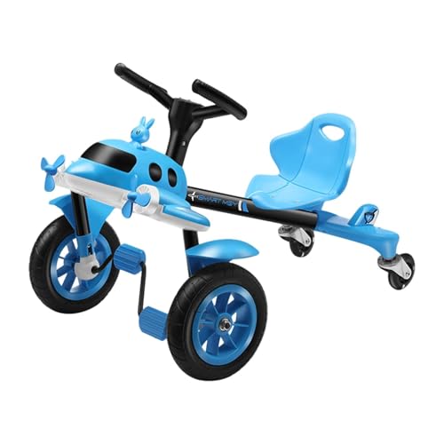 Amagogo Drifting Go Kart Drifting Auto tragbarer realistischer Verstellbarer klassischer Roller für Kinderfahrten auf Spielzeug für Kinder, Blau von Amagogo