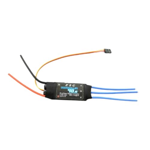 Amagogo Drone Bürstenlosen Motor Controller ESC Elektrische Geschwindigkeit Controller Teile Ersetzen RC Hubschrauber Bürstenlosen ESC für Quadcopter, 40a von Amagogo