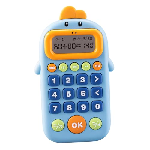 Amagogo Elektronisches Mathematikspiel, Mathematikspielzeug, Lehrmittel, Lernwerkzeug, Interaktives Lernspielzeug, Elektronischer Taschenrechner für Die Vorsc, Blau Amagogo Elektronisches Mathematikspiel, Mathematikspielzeug, Lehrmittel, Lernwerkzeug, Interaktives Lernspielzeug, Elektronischer Taschenrechner für Die Vorsc, Blau von Amagogo