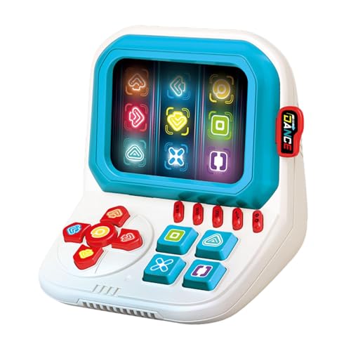 Amagogo Fingertanz-Spielkonsole mit Licht und Ton, DREI Modi, leuchtendes Zappelspiel, schnelles Push-Spiel für Kinder, Erwachsene und Kinder, Blau von Amagogo