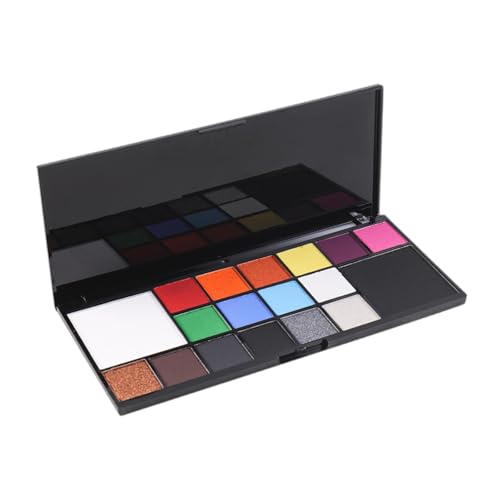 Amagogo Gesichtskörperfarbe 18 Farben tragbares Wasser aktiviert kompaktes Make -up -Gesichtsemalerpalette für Urlaubsrollenspiele Cosplay Party von Amagogo