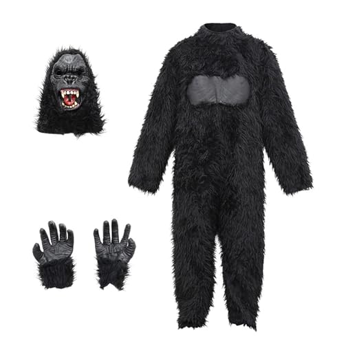 Amagogo Gorilla Kostüm, Gorilla Kopfmaske für Bühnenauftritte, Partys, Rollenspiele von Amagogo