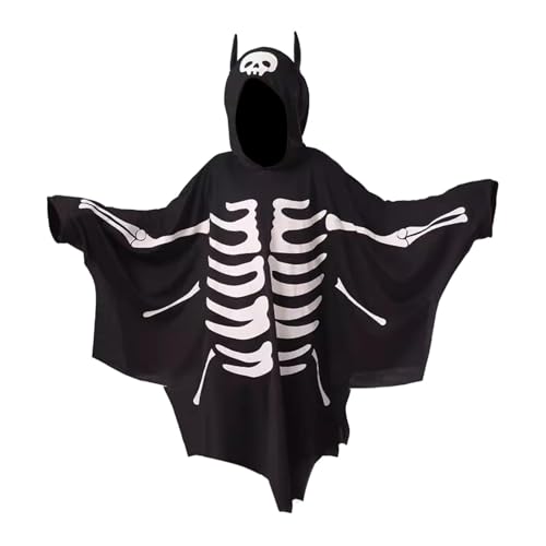 Amagogo Halloween Fledermaus Kostüm Cosplay Fledermausflügel Umhang für Partygeschenke Karneval Halloween, 140CM von Amagogo