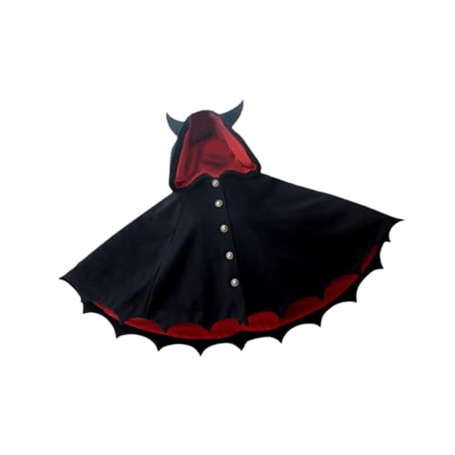 Amagogo Halloween Umhang Death Cape Halloween Cosplay Kostüm für Jungen Mädchen Kinder Erwachsene, s von Amagogo