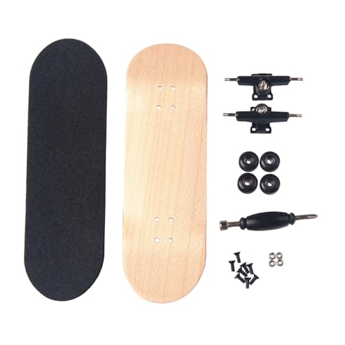 Amagogo Holz Fingerboard Spielzeugparty Favoriten Sporttraining kleines Finger -Skateboard -Fingerbrett für Kinder Mädchen Jungen Erwachsene Männer Frauen, Holz von Amagogo