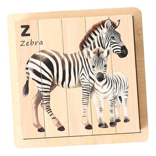 Amagogo Holz Puzzle für Kinder, Tier Thema Puzzles Pädagogische Rätsel Vorschule Lern aktivitäten für Jungen und Mädchen Geschenke von Amagogo