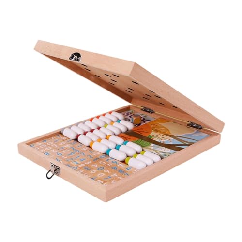 Amagogo Holz Sudoku Brettspiel Set, Brain Teaser Toy, Familienspiel, Geburtstagsgeschenknummer Thinking Game Sudoku Game Board für Kinder von Amagogo