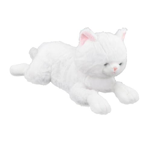 Amagogo Katzen-Plüschkissen, Spielzeug, Jungen und Mädchen, Geburtstagsgeschenk, Stofftierkissen, süßes Ornament für Stuhl, Festival, Wohnzimmer, Weiß Amagogo Katzen-Plüschkissen, Spielzeug, Jungen und Mädchen, Geburtstagsgeschenk, Stofftierkissen, süßes Ornament für Stuhl, Festival, Wohnzimmer, Weiß von Amagogo