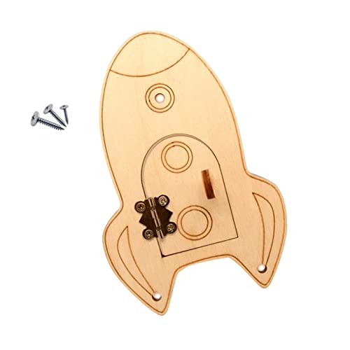 Amagogo Kids Busy Board DIY Material Feinmotorik Activity Sensory Board Developmental Early Education Activity Board für Reise, Rakete Amagogo Kids Busy Board DIY Material Feinmotorik Activity Sensory Board Developmental Early Education Activity Board für Reise, Rakete von Amagogo