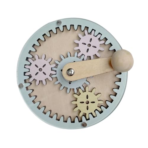 Amagogo Kids Busy Board Hand Crank Gear Pädagogisches DIY Zubehör für Kinder von Amagogo