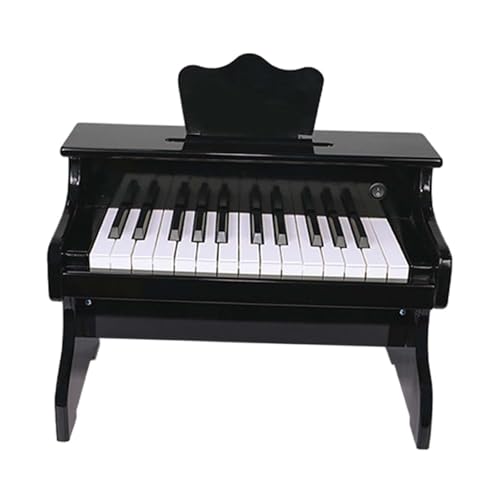 Amagogo Kids Piano Keyboard, Music Educational Instrument Toy, 25 Tasten, praktisches, elektronisches Klavier für Kinder für Anfänger Jungen Mädchen, Schwarz von Amagogo