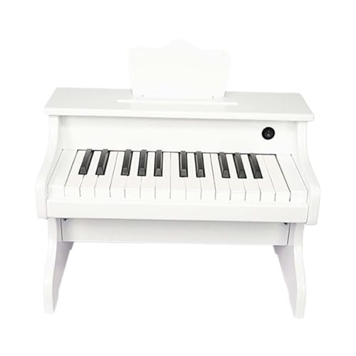 Amagogo Kids Piano Keyboard, Music Educational Instrument Toy, 25 Tasten, praktisches, elektronisches Klavier für Kinder für Anfänger Jungen Mädchen, Weiß von Amagogo