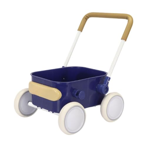 Amagogo Kinder Einkaufswagen Trolley Einkaufswagen Spielzeug Rollenspiel Lernspielzeug Baby Trolley Supermarkt Trolley für Kinder, Blau von Amagogo