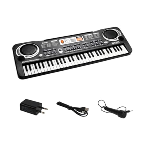 Amagogo Kinder-Keyboard, Klavier, pädagogisches Musikspielzeug, 61 Tasten, Selbstunterhaltung, Soundspielzeug, Musikinstrument für Kinder, Jungen und Mädchen von Amagogo