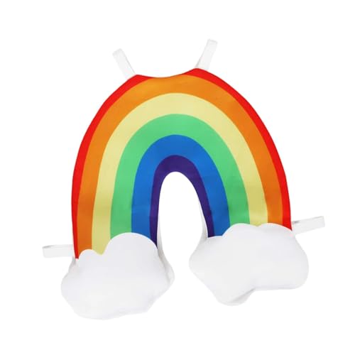 Amagogo Kinder Rainbow Cosplay Kostüm süße Rollen Spielen für thematische Partygeschenk Maskerade, for S to M von Amagogo