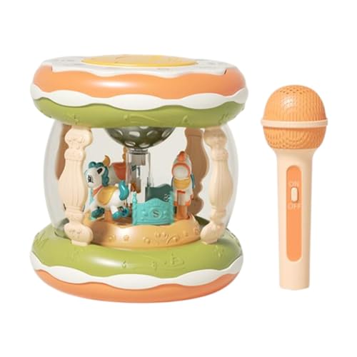 Amagogo Kinderhand Beat Drum Set Aktivitätstischzentrum mit Lichtern und klingt feinmotorische Fähigkeiten Kinder trommeln für 1 2 3 4 Jahre alt von Amagogo