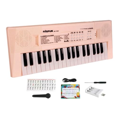 Amagogo Klaviertastatur mit 37 Tasten für Kinder, Musikinstrument, Klangspielzeug, Geschenke, musikalisches Lernspielzeug für Kinder im Alter von 3, 4, 5, 6, von Amagogo