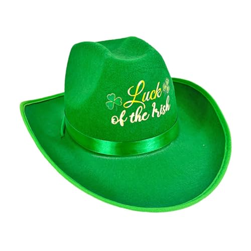 Amagogo Kobold Green Top Hat Party Hut für Männer Frauen Urlaub Halloween Cosplay DIY, D von Amagogo