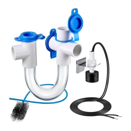 Amagogo Kondensatfalle PVC U-Falle mit Reinigungsbürste Kondensatablauf für Lüftung Heizung, Style B Amagogo Kondensatfalle PVC U-Falle mit Reinigungsbürste Kondensatablauf für Lüftung Heizung, Style B von Amagogo