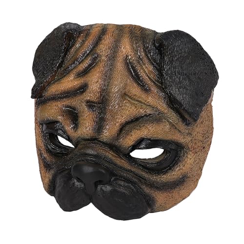 Amagogo Maskerade-Maske, Mops-Maske, Cosplay-Kostüm-Requisiten, gruselige Halloween-Maske, Maske für Festival, Bühnenaufführung, Party von Amagogo