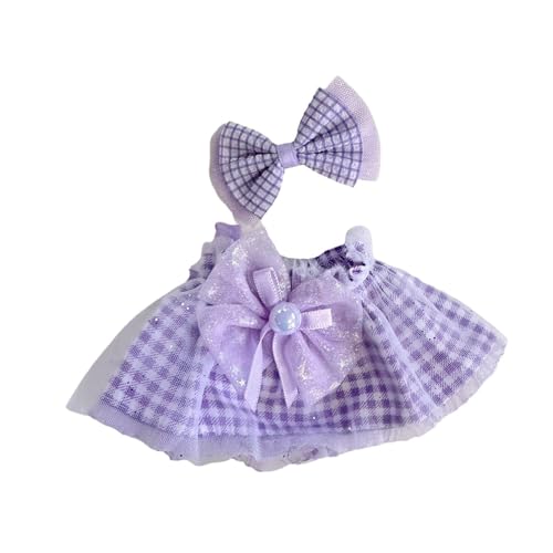 Amagogo Mini 20cm Puppenkleidung, Puppenkleid, Mädchen Geschenk, bequem, Kostüme Mädchen Puppenkleidung Süße Puppenkleidung für Kinder 20cm Puppe von Amagogo