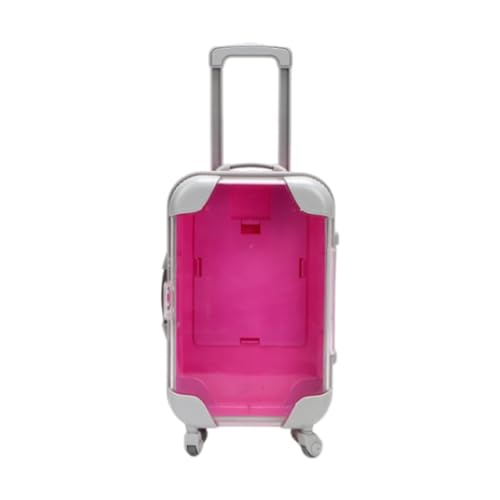 Amagogo Mini-Koffer, Puppenhaus-Zubehör, leichte Süßigkeitenbox, kompakte Gepäckaufbewahrungsbox, Wimpernhalter zum Anziehen von Kinderspielzeug, Rose Rot Amagogo Mini-Koffer, Puppenhaus-Zubehör, leichte Süßigkeitenbox, kompakte Gepäckaufbewahrungsbox, Wimpernhalter zum Anziehen von Kinderspielzeug, Rose Rot von Amagogo