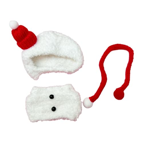 Amagogo Miniatur-Puppenkleidung, 15 cm, 17 cm, Schneemann-Set, weiche Puppenaccessoires, Mode-Foto-Requisiten, DIY-Puppenspielzeug, Puppenkleidung von Amagogo