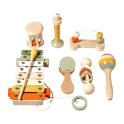 Amagogo Musikinstrumenten-Set für Kinder, Xylophon-Spielzeug, entwickelt motorische Fähigkeiten, frühes Lernen, Musikspielzeug für Jungen und Mädchen, von Amagogo