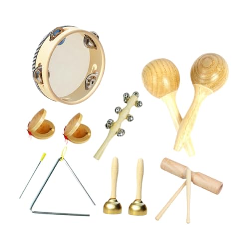 Amagogo Musikinstrumenten-Set für Kleinkinder, Schlaginstrumente aus Holz, Musikspielzeug für das frühe Lernen, Style C von Amagogo