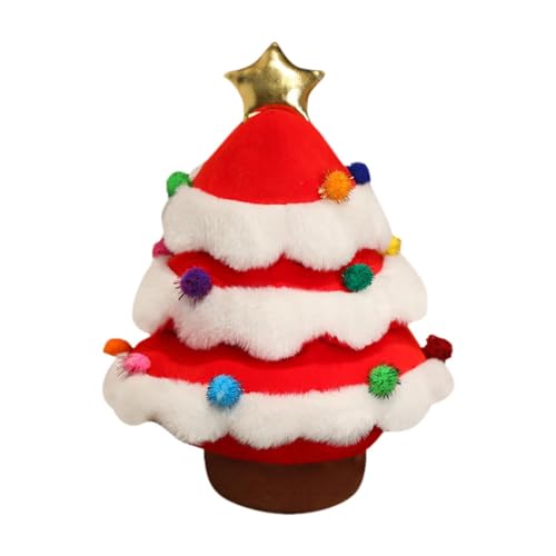 Amagogo Plüsch-Weihnachtsbaum, Weihnachtsdekoration, Weihnachtsbaum-Dekor, praktische, weiche, ausgestopfte Weihnachtsbaum-Puppe für Kollegen und Familie, 35cm von Amagogo