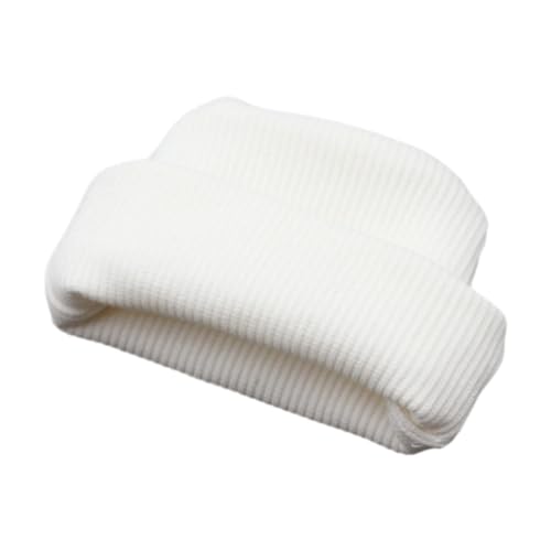 Amagogo Puppen Hut Kostüm ACCS Miniatur Kappe Handgemachte Beanie für 6,7 Zoll Puppen Jungen Puppen, Weiß von Amagogo