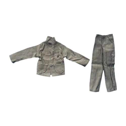 Amagogo Puppenkleidung für 1/6-Figuren, Outfit für 12-Zoll-Männerfiguren, Jacke und Hose, modische Trainingsuniform für 12-Zoll-Actionfiguren von Amagogo