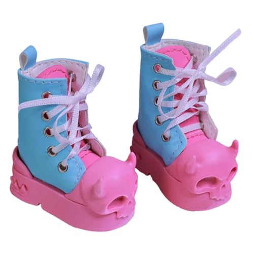 Amagogo Puppenschuhe Party Girls Schuhe süße Outfits Dekor Fashion DIY Geschenk Langstiefel Accessoires für 1/4 Dolls Ball Jointed Dolls, Rosa von Amagogo