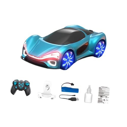 Amagogo RC-Auto, Sport-Rennauto, Doppel-Sprüheffekte, Hobby-RC-Autos, Spielzeug, klassisches Fahrzeugspielzeug für Weihnachtsfeiern, Blue D von Amagogo