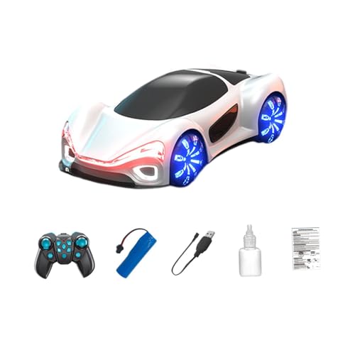 Amagogo RC-Auto, Sport-Rennauto, Doppel-Sprüheffekte, Hobby-RC-Autos, Spielzeug, klassisches Fahrzeugspielzeug für Weihnachtsfeiern, White A von Amagogo