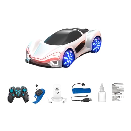 Amagogo RC-Auto, Sport-Rennauto, Doppel-Sprüheffekte, Hobby-RC-Autos, Spielzeug, klassisches Fahrzeugspielzeug für Weihnachtsfeiern, White C von Amagogo