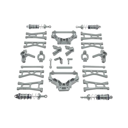 Amagogo RC-Autoteil-Nachrüstzubehör, Ersatz gefährdeter Teile, Ersatzzubehör-Kits für 1/14 RC-Autofernbedienungen, gesteuertes Auto, Grau von Amagogo