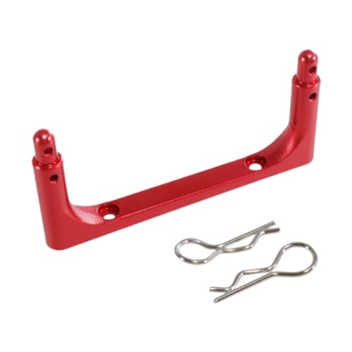 Amagogo RC Car Front Body Säule Fernbedienungssteuerauto -Anpassung Einfache Installationsschockhalterung für 1:14 RC -Auto 14303 H14mk Teile 14302, Rot von Amagogo